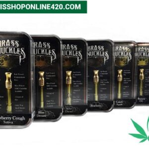 Brass Knuckles Clear High THC Vape Cartridges (1 gram – 15 options)