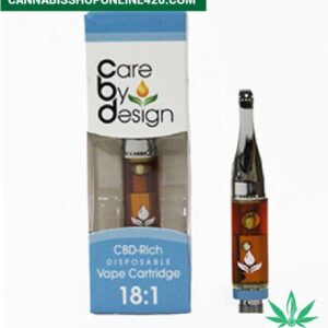 CBD Rich Vape Cartridge Care By Design (500mg – 3 options)