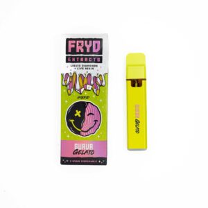 FRYD EXTRACTS DISPOSABLE RECHARGEABLE VAPE CARTS LIQUID DIAMOND LIVE RESIN – 2GM (2000MG)